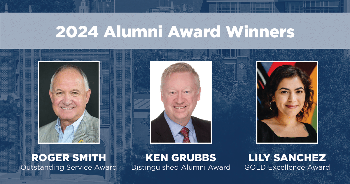 Graphic of 2024 Alumni Award Winners